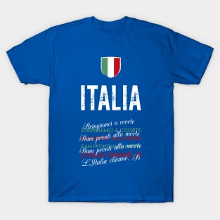 Il Canto degli Italiani (Italian national anthem) T-Shirt